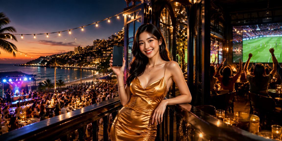 Người dùng Việt Nam trải nghiệm cá cược thể thao trên điện thoại tại Phú Quốc bên ly cà phê